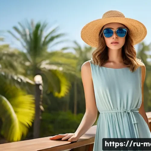 Home 7 여름 모자 추천 - **Prompt 1: Elegant Straw Hat for a Chic Summer Day**
"A stunning woman, in her late 20s to earl...